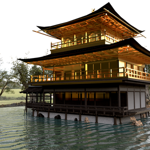【販売日未定】【京都金閣寺】3DCG,【Unity・UnrealEngine】用Asset