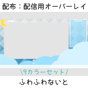 配布：配信用オーバーレイふわふわないと