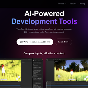 [300+ Downloads! Sale Extended!$56!!] Synaptic AI Pro - Natural Language Unity Control 
