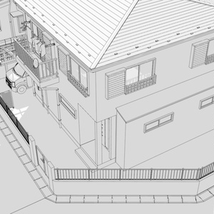 一軒家3D15軒/アパートマンション3D10軒セット 缩略图 9