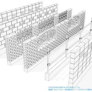 透かしブロック3D50種/塀3D100種セット