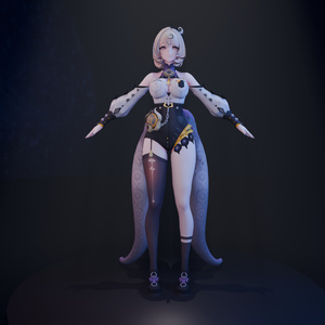 3Dモデル「Yidhari」——PMX