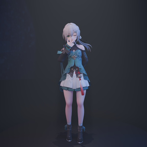3Dモデル「Qingque」1.0_PMX