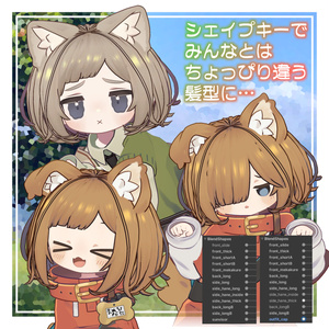 ふわわんぼぶ【キプフェル・まめひなた対応髪型】 缩略图 4