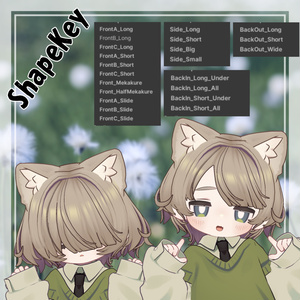 【MA対応】えありーうるふへあ -AiryWolfHair-【8アバター対応】 缩略图 12