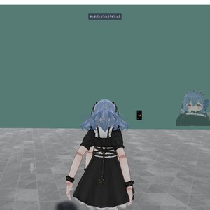 【VRCワールドギミック】ワールドで三人称にできるカメラ