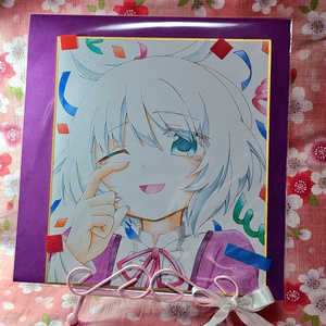 魔法少女ノ魔女裁判 夏目アンアン 色紙イラスト - そらと月のイラスト