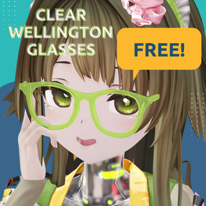 【無料】Clear Wellington Glasses 【複数アバター対応】