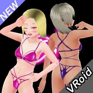[VRoid][Underclothes][2023]Rubber Underwear