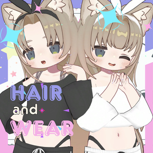 Forehead-Showing Long Hair & Relaxed Loungewear [MA Compatible]