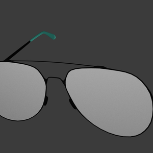 Aviator サングラス (3D)