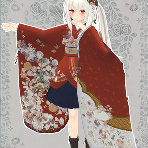 【６アバター対応】アレンジ振袖 IZANAMIcutie