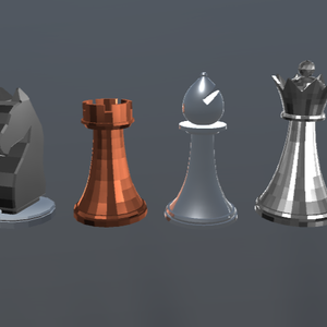 【元素×チェス】エレメノ・チェス（Elemeno Chess）【3Dモデル】