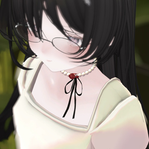 Pearl Ribbon Necklace 缩略图 4