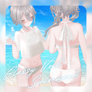 【mumus専用】Glassy Veil Swimwear