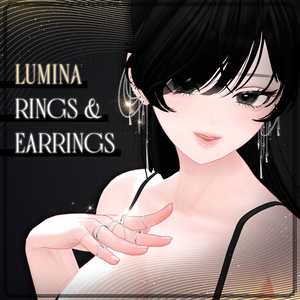 【 ルミナ LUMINA 】 Drop Earrings + Rings set