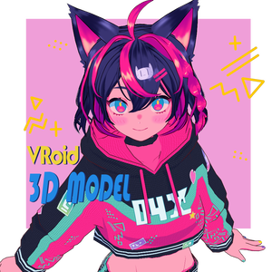 VRoid Model - P2U Cat Girl