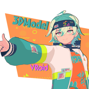 VRoid Model - P2U Sporty Guy 