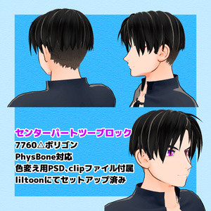 竹流私用髪型4セット