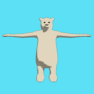 【VRChat】クマアバター 2タイプ