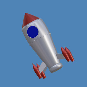 【無料3Dモデル】ロケット