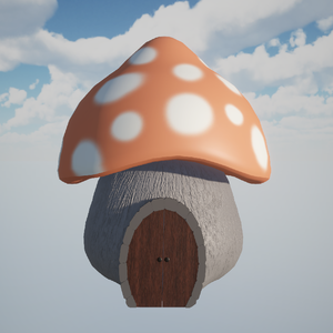 【3Dモデル】きのこの家/MushroomHouse1