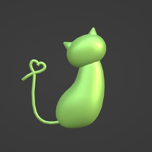 Free 3D model] Cat object
