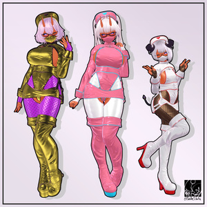 【桔梗ちゃん対応】衣装用3Dモデル「Antidote」 缩略图 7