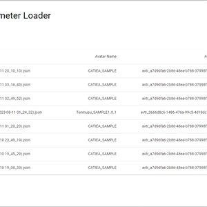 [無料あり]アバターパラメータ保存ツール AvatarParameterLoader