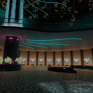 Avatar World for VRChat Platform in Space