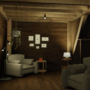 VRChat Small Attic Room