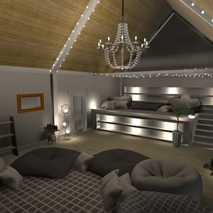 Comfy Small Avatar World with Bean Bag Chairs