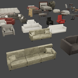 Interior and Furniture Prop Pack VRChat