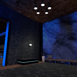 Dark Copper Bar VRChat World and 3D Assets
