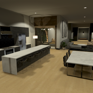 Cliffside Modern Home VRChat Udon World