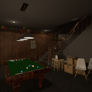 VRChat World My Parent's Basement Small Room [Udon] 
