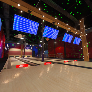 VRChat Bowling Alley Galactic Bowling World