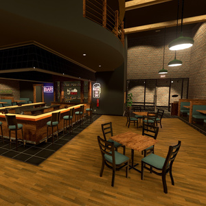 5th Street Bar, Large Multi Story Bar for VRChat