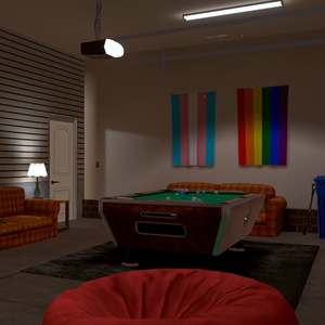 VRChat Suburban Home Rowdy Residence Large Mansion 缩略图 10
