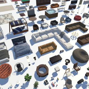 Furniture Pack Interior Props 