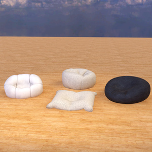 Couch and sofa Seating Pack 3D Props 缩略图 8