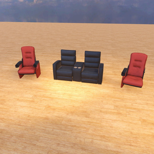 Couch and sofa Seating Pack 3D Props 缩略图 5