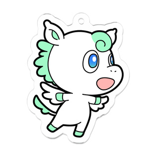 動物占い® アクリルキーホルダー ペガサス（子供キャラ）