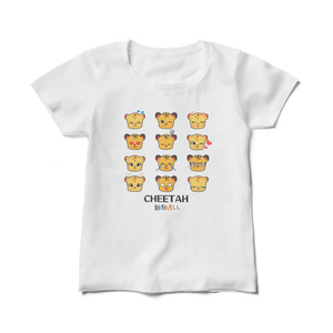 動物占い® Tシャツ アニモフェイスイデザイン -チータ-