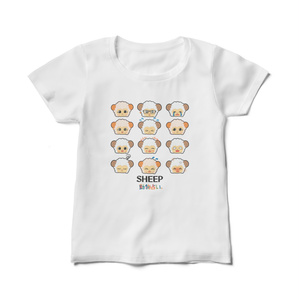 動物占い® Tシャツ アニモフェイスイデザイン -ひつじ-
