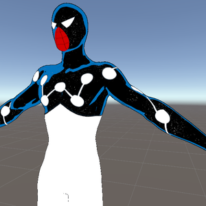 Comic Book Cosmic Spider-Man VRC Avatar