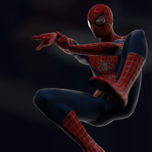 The Amazing Spiderman 2 Movie suit VRC Model Unity Package