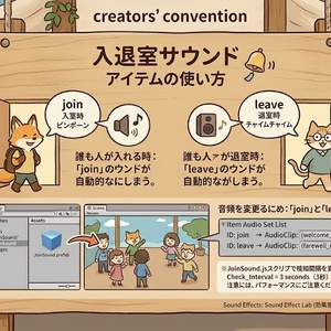 Cluster用 入退出音（無料）