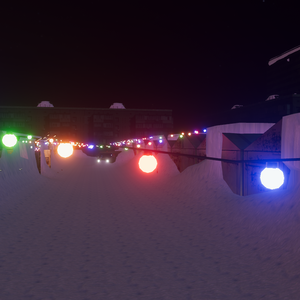 イルミネーション クリスマスライトジェネレーター[Christmas Lights Generator] Blender 3.0 Geometry Node