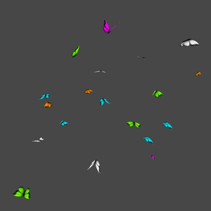Butterflies - ParticleSystem
